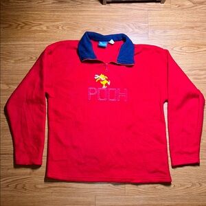 Disney Pooh Red and Navy Sweatshirt